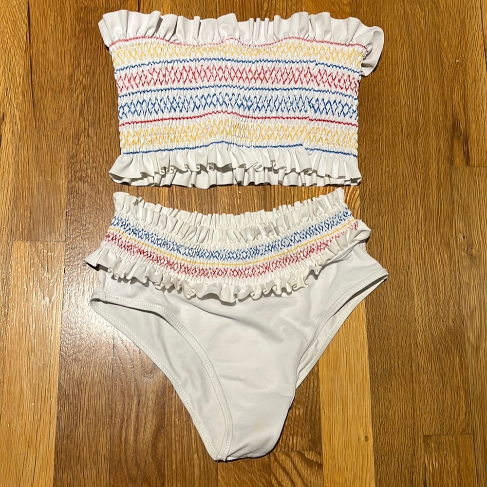 White bathing suit